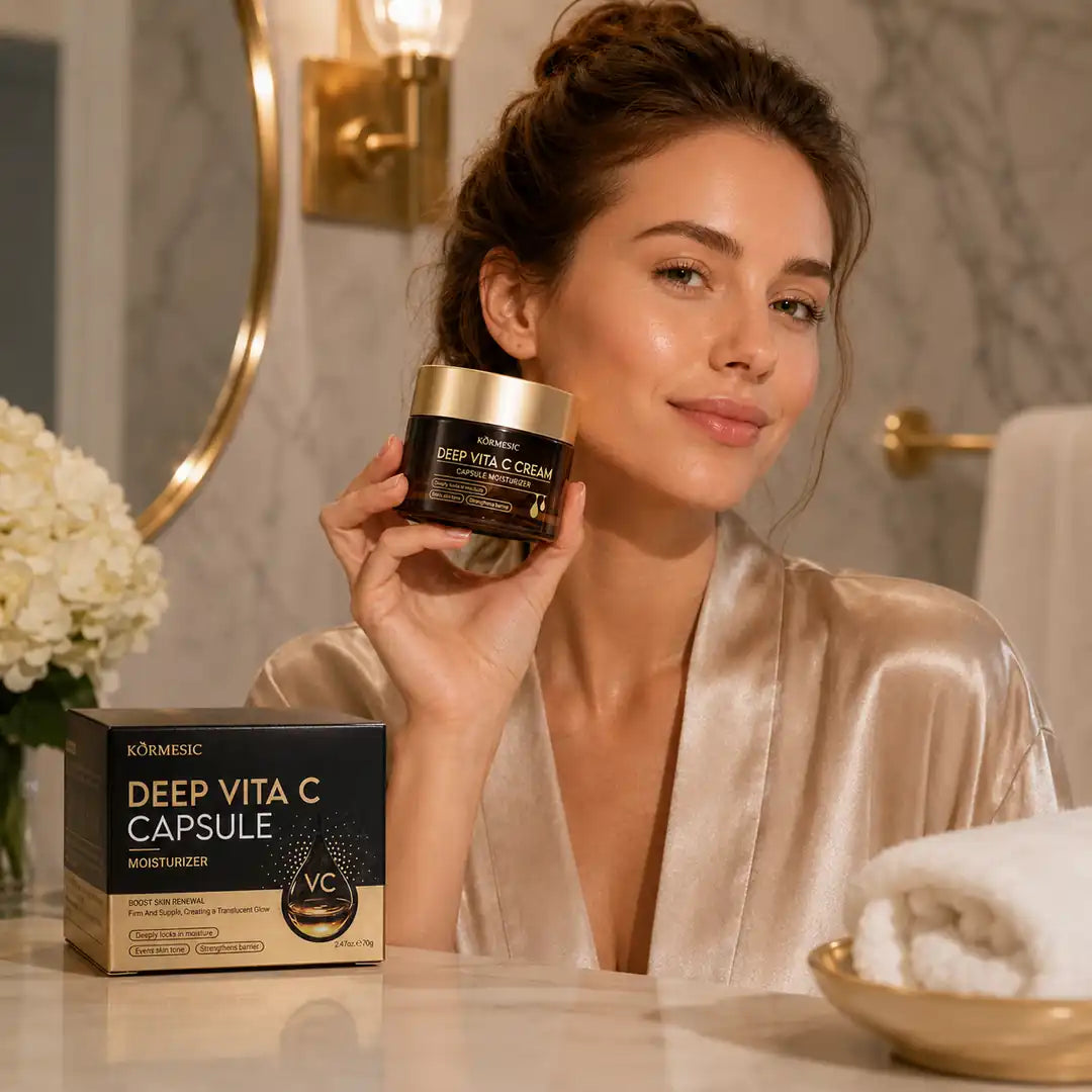 Krem do twarzy z witaminą C Kormesic Deep Vita C Capsule Moisturizer – 70 g