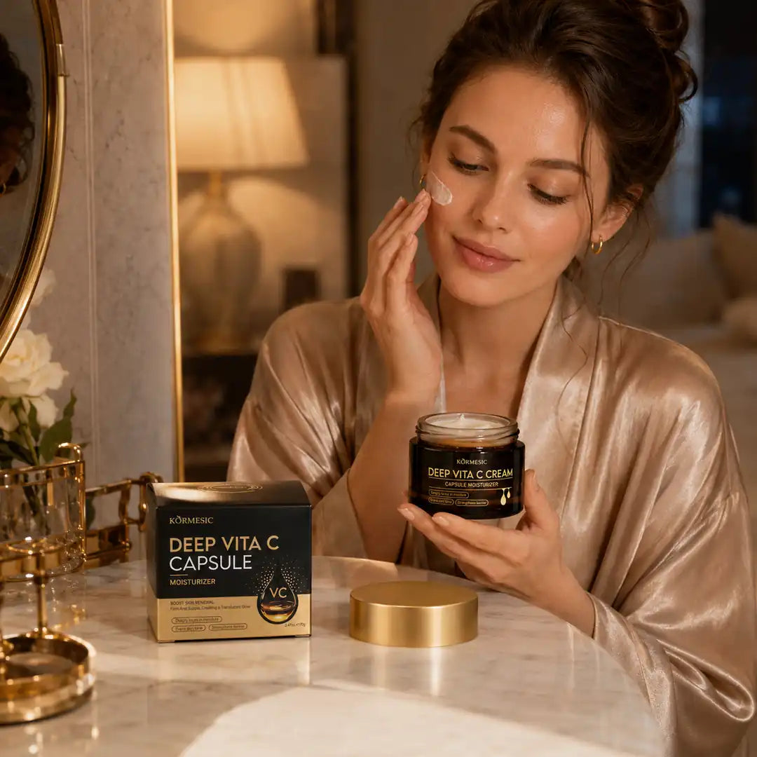 Krem do twarzy z witaminą C Kormesic Deep Vita C Capsule Moisturizer – 70 g