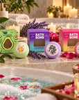 Kormesic-Badebomben – Avocado, Lavendel oder Rose, 50–80 g