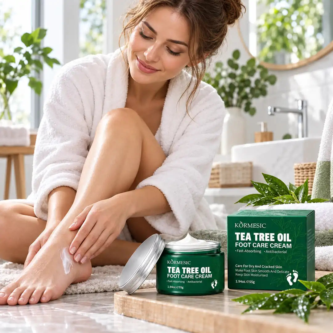 Krem do stóp Kormesic Tea Tree Oil – nawilżenie i pielęgnacja suchej skóry 55 g