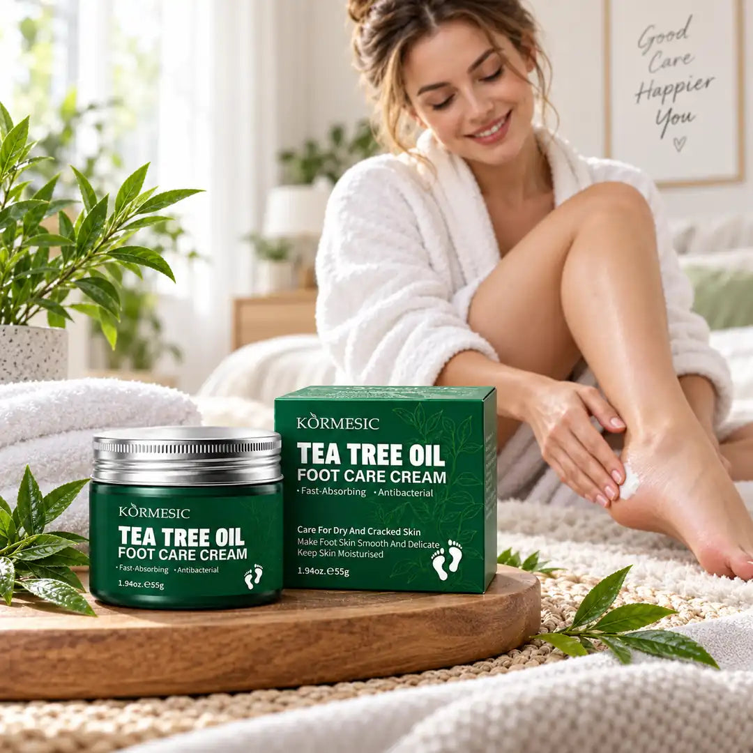 Krem do stóp Kormesic Tea Tree Oil – nawilżenie i pielęgnacja suchej skóry 55 g