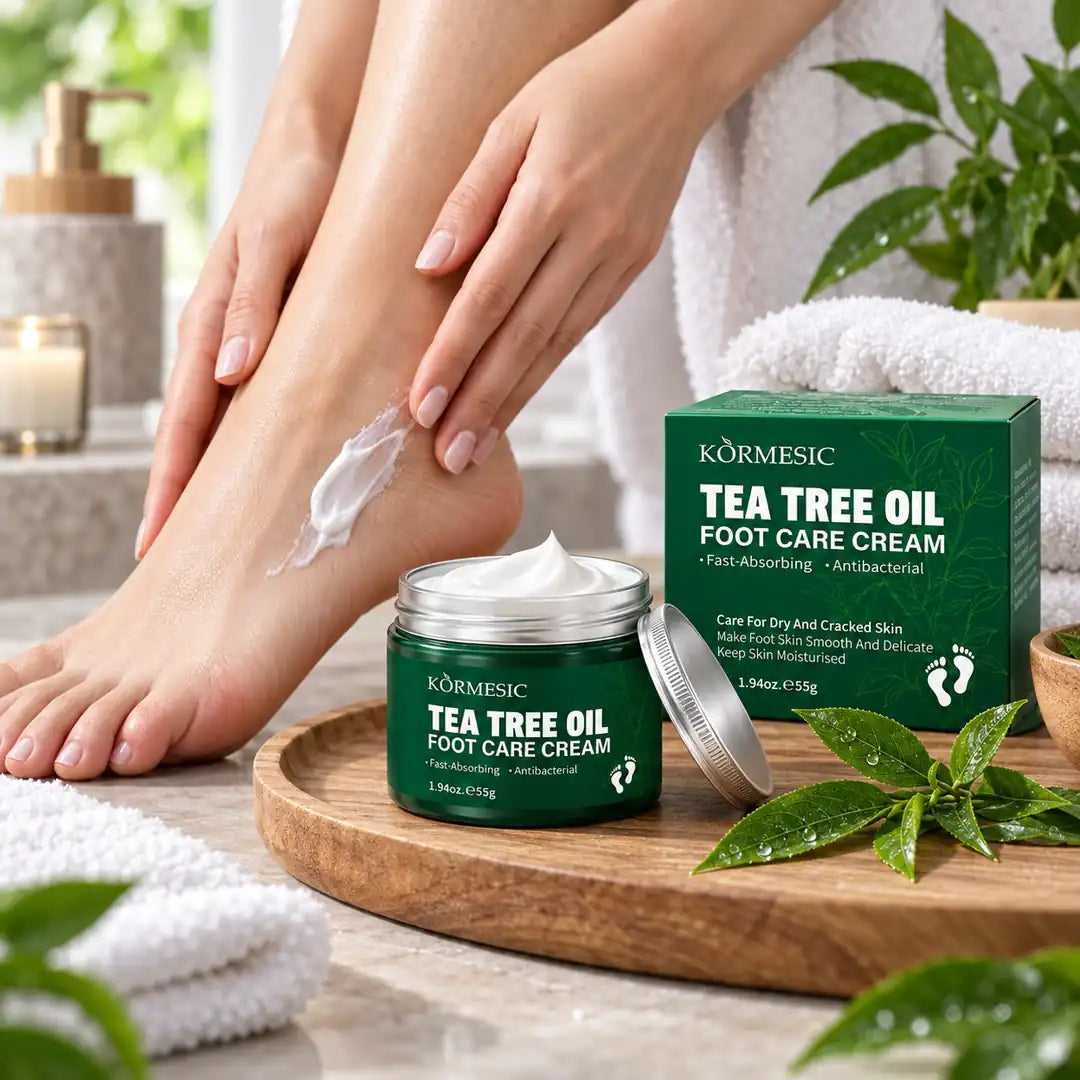 Krem do stóp Kormesic Tea Tree Oil – nawilżenie i pielęgnacja suchej skóry 55 g