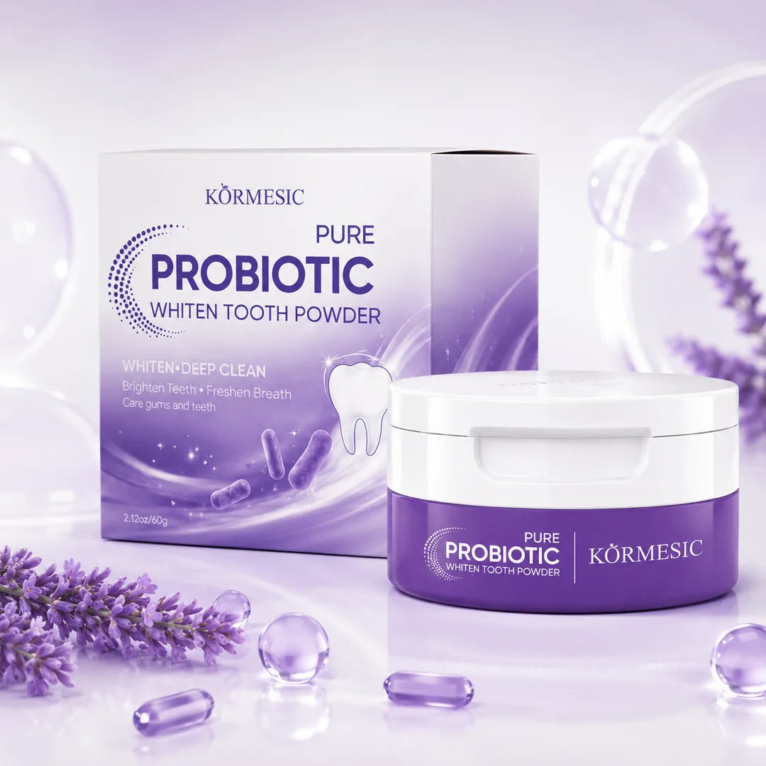 Proszek do wybielania zębów Kormesic Probiotic – 4 warianty do wyboru