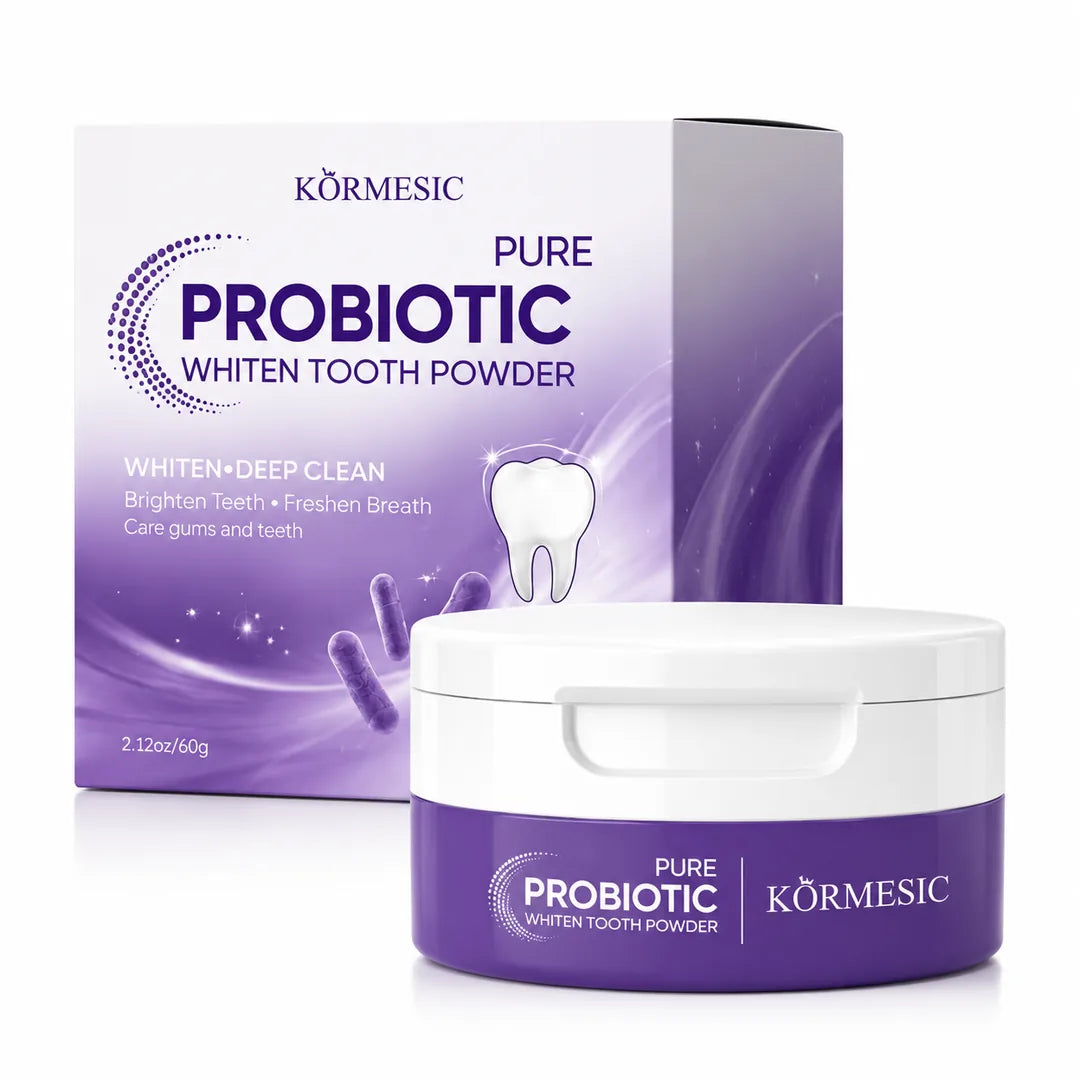 Proszek do wybielania zębów Kormesic Probiotic – 4 warianty do wyboru