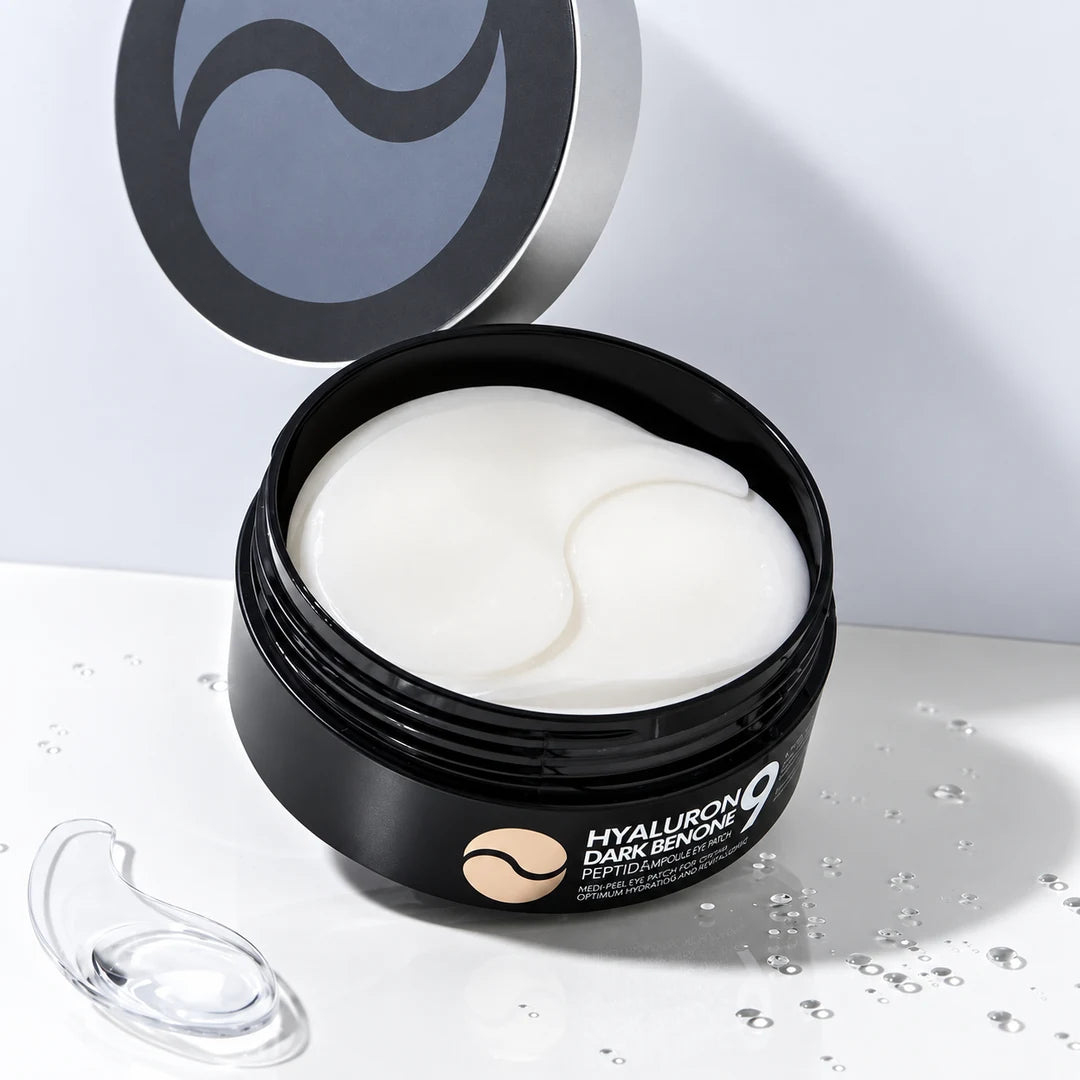 Hydrogélové polštářky pod oči MEDI-PEEL Hyaluron Dark Benone Peptide 9 – 60 ks