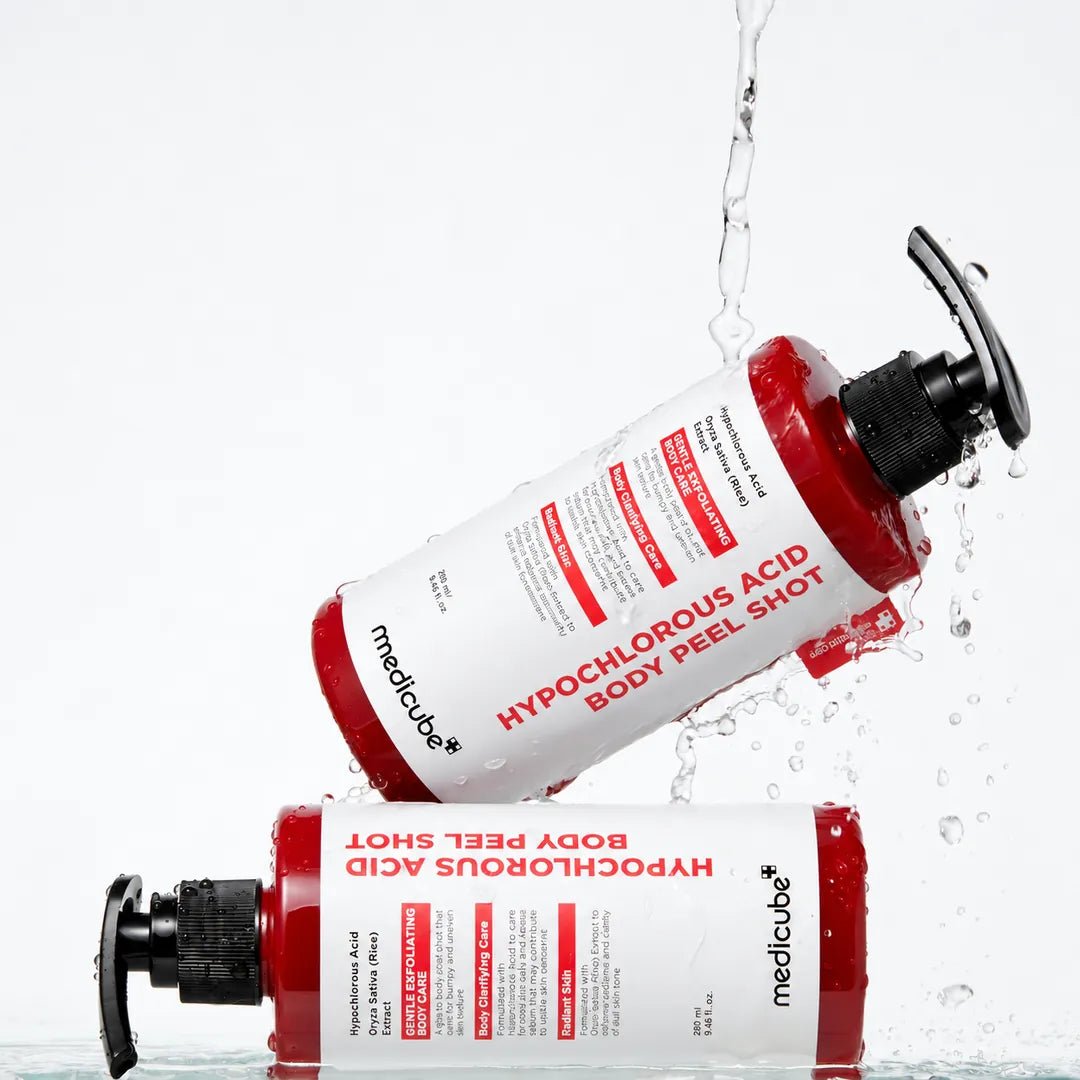 Medicube Body Peel Shot – serum złuszczające do ciała z kwasem podchlorawym, 280 ml - Peelingi do ciała