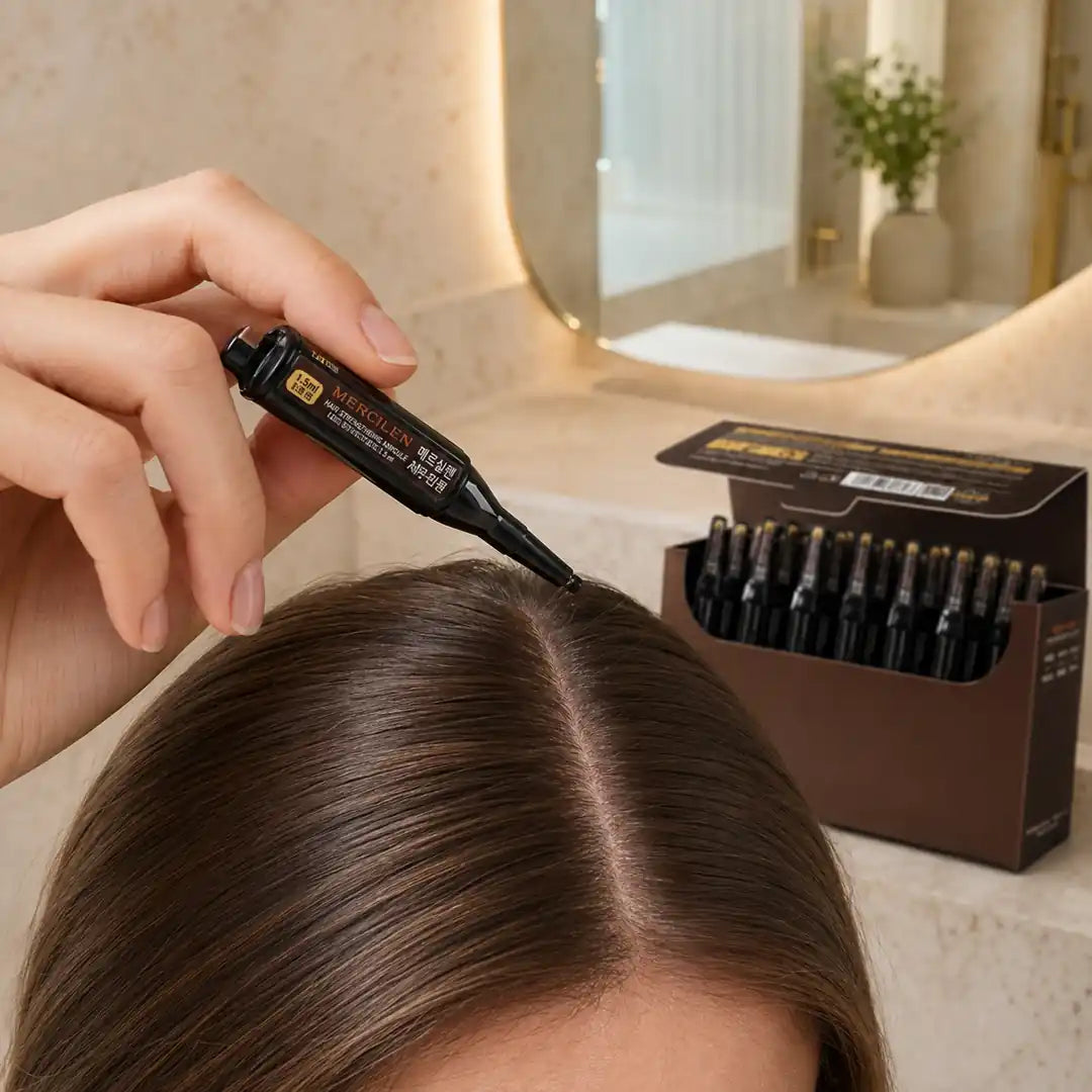 Haarstärkende Kur Mercilen – Ampullen gegen Haarausfall, 30 × 1,5 ml