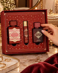 Lattafa Badee Al Oud Sublime’i parfüümikomplekt – EDP 100 ml + 12 ml + juukselõhn 50 ml