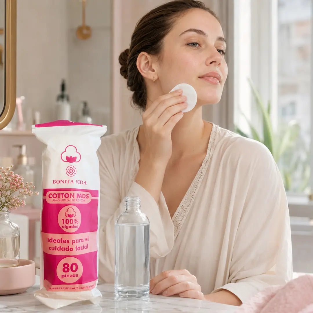 Kozmetické tampóny Bonita Vida zo 100 % bavlny – 80 ks
