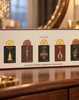 Pride No.4 zestaw perfum 5 × 20 ml – perfumy na eleganckiej toaletce