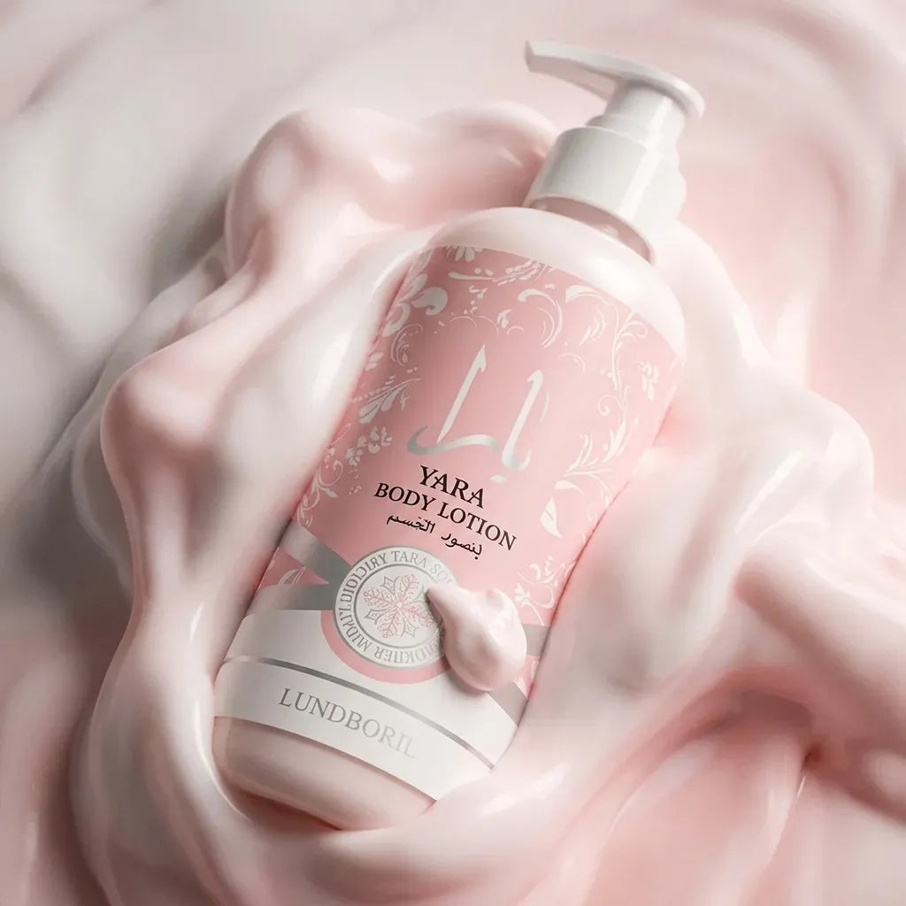 Perfumowany lotion do ciała YARA Pink Lundborly – intensywne nawilżenie i zapach YARA, 500 ml