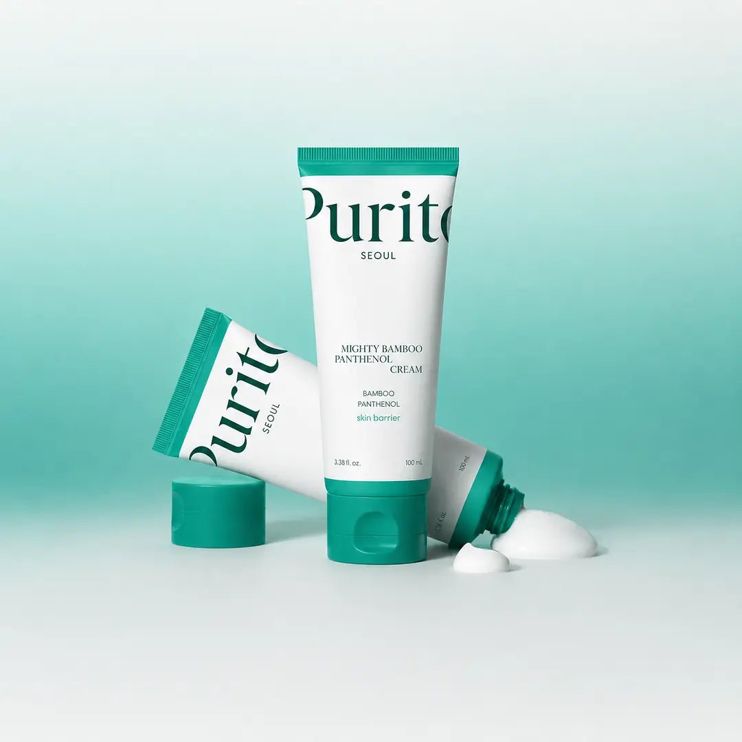 Krem do twarzy z pantenolem PURITO SEOUL Mighty Bamboo Panthenol Cream 100 ml - Kremy do twarzy