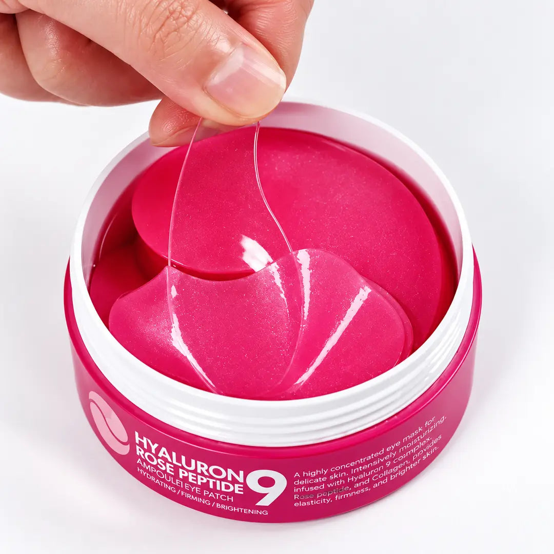 Hydrogélové polštářky pod oči MEDI-PEEL Hyaluron Rose Peptide 9 – 60 ks