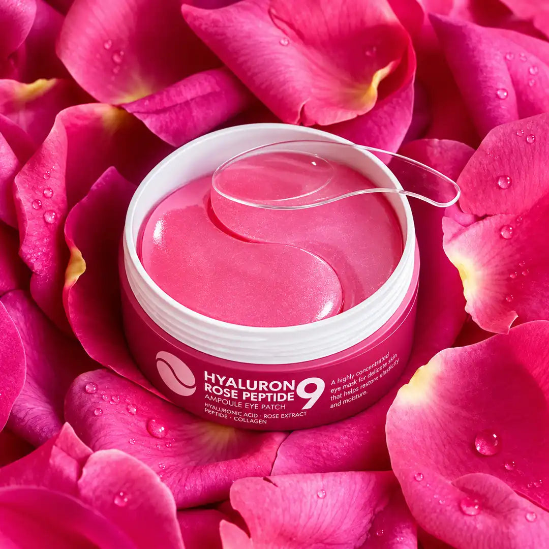Hydrogélové polštářky pod oči MEDI-PEEL Hyaluron Rose Peptide 9 – 60 ks