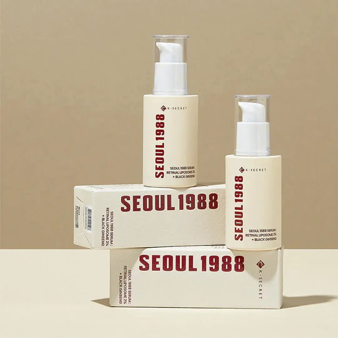 【45%OFF】【韓国美容】SODAJIMA美容液アルムタウンSD505 506 K-Secret Seoul 1988 Serum: Retinal Liposome 2% + Black Ginseng