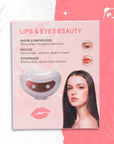 Masażer pod oczy i do ust Lips & Eyes Beauty (LED + Ciepło)