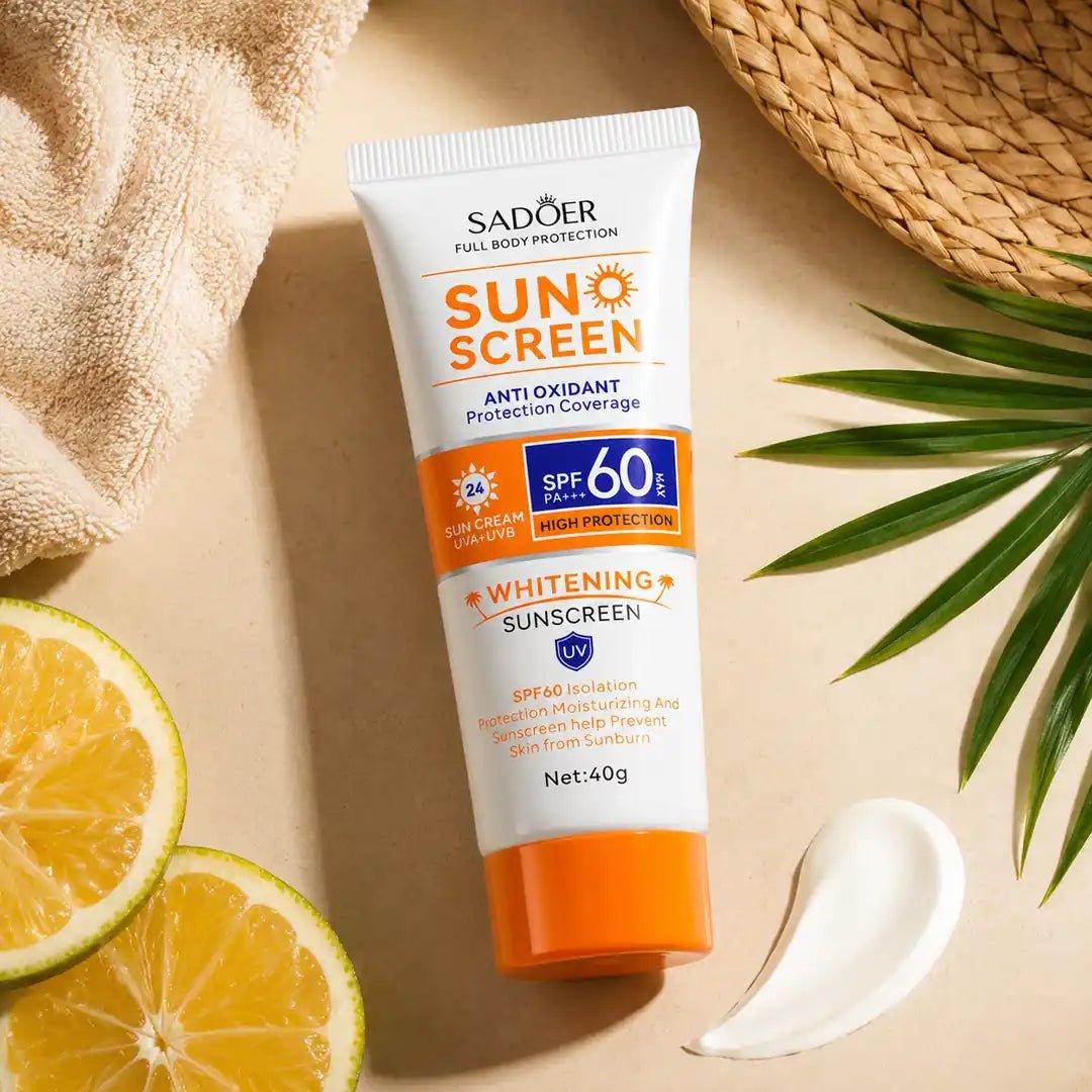 Krem przeciwsłoneczny do twarzy i ciała Sadoer SPF 60 PA+++ 40 g