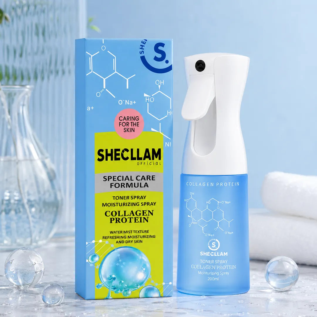 Mgiełka-tonik do twarzy z kolagenem Shecllam Collagen Protein, 200 ml
