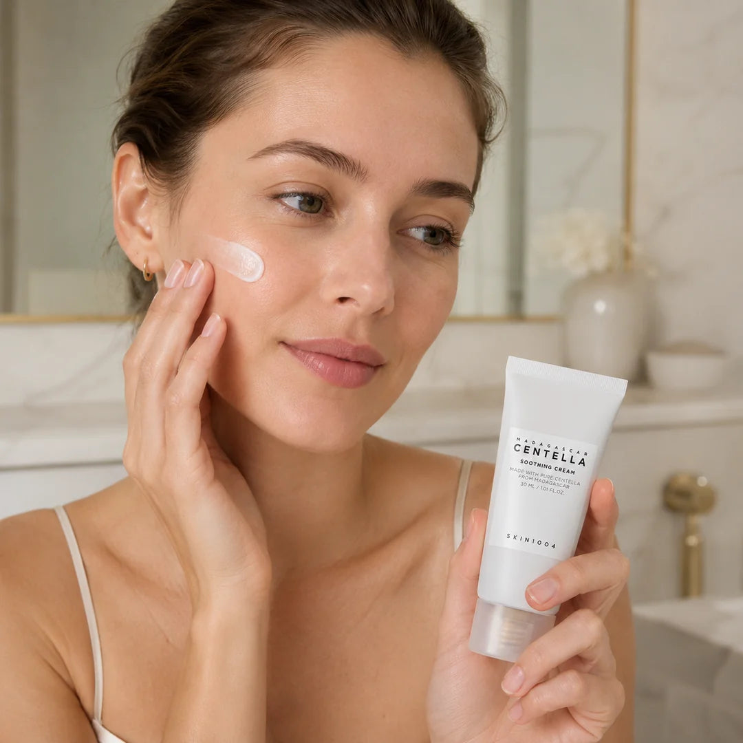 Kojący krem do twarzy z wąkrotą azjatycką SKIN1004 Madagascar Centella, 30 ml