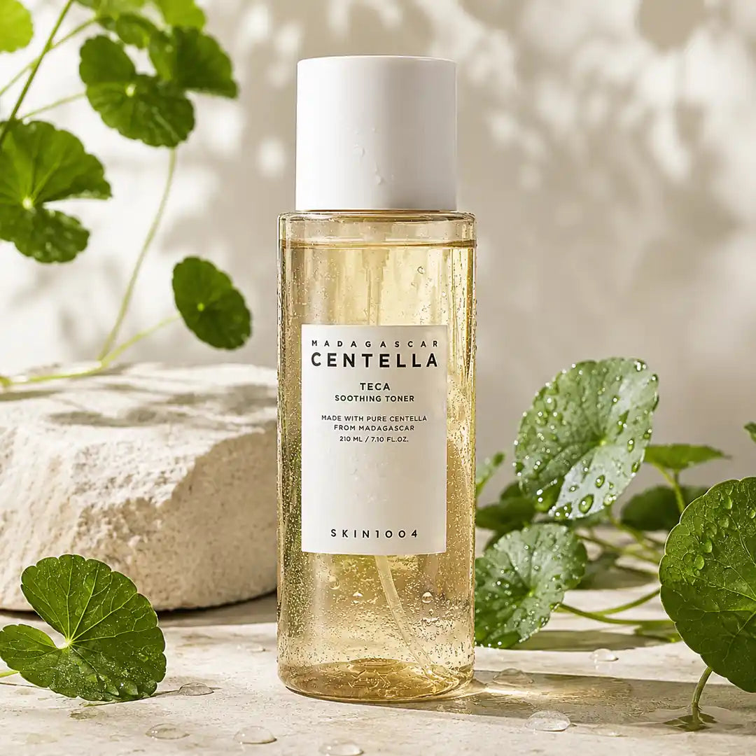 Intensywnie łagodzący toner do twarzy SKIN1004 Madagascar Centella Teca, 210 ml