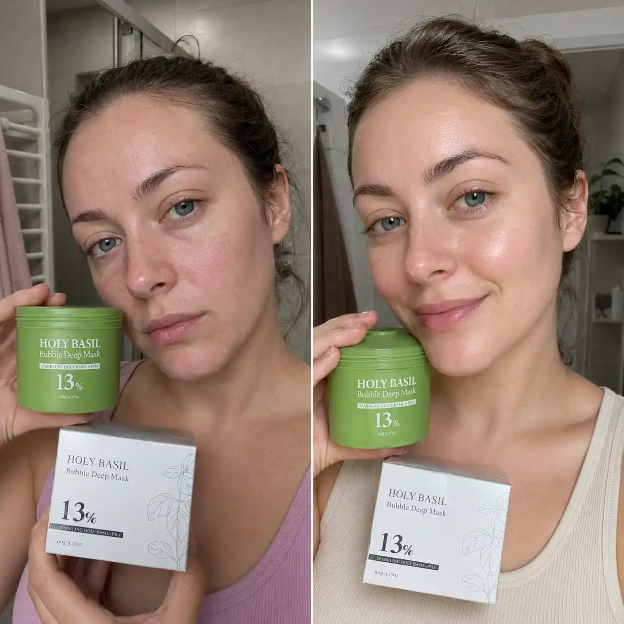 Maska bąbelkująca do twarzy Holy Basil Bubble Deep Mask 13% — 90 g