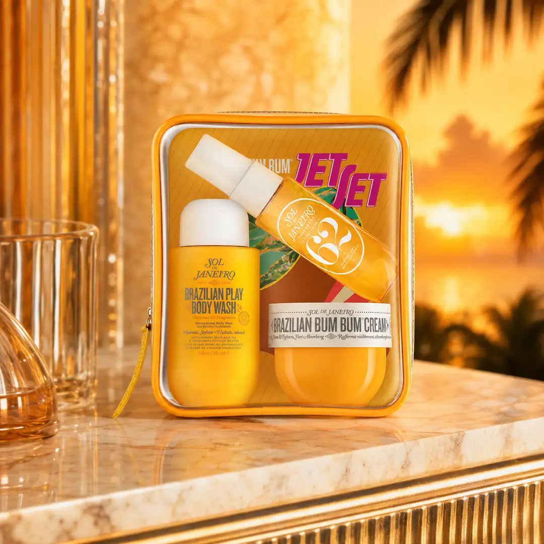 Sol de Janeiro Jet Set reisikomplekt kehahoolduseks – 3 varianti