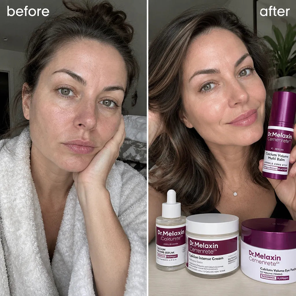 Dr.Melaxin Cemenrete Calcium Volume Set – umfassende Anti-Aging-Pflege mit Rebornic 10.000 ppm, Kollagen und Kalzium