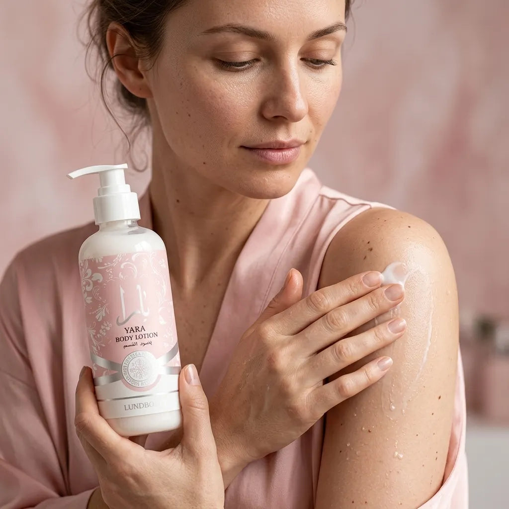 Perfumowany lotion do ciała YARA Pink Lundborly – intensywne nawilżenie i zapach YARA, 500 ml