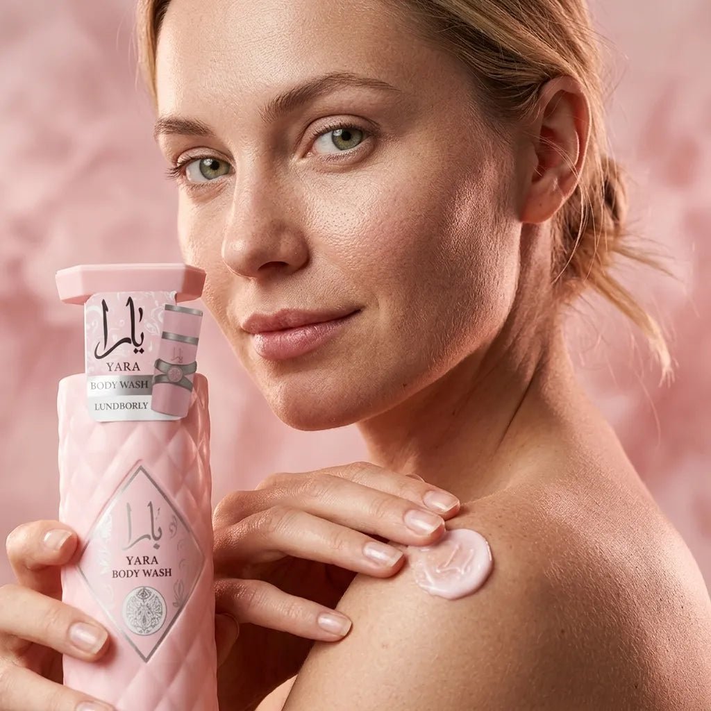 Perfumowany żel pod prysznic YARA Pink Lundborly – nawilżający i zmiękczający, 800 ml