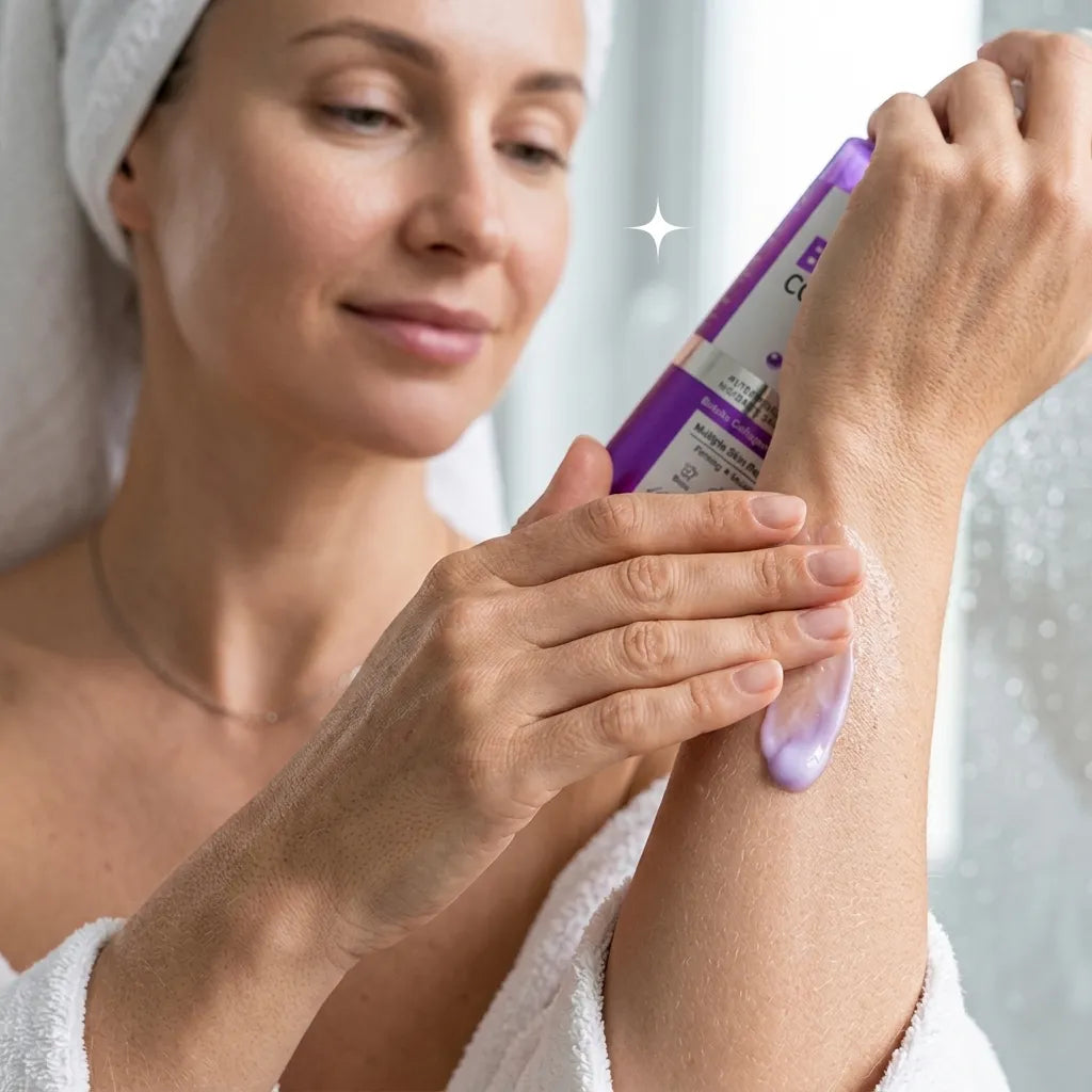 Lotion do ciała przeciwzmarszczkowy Kormesic Botoks Collagen – ujędrniający i intensywnie nawilżający, 200 ml