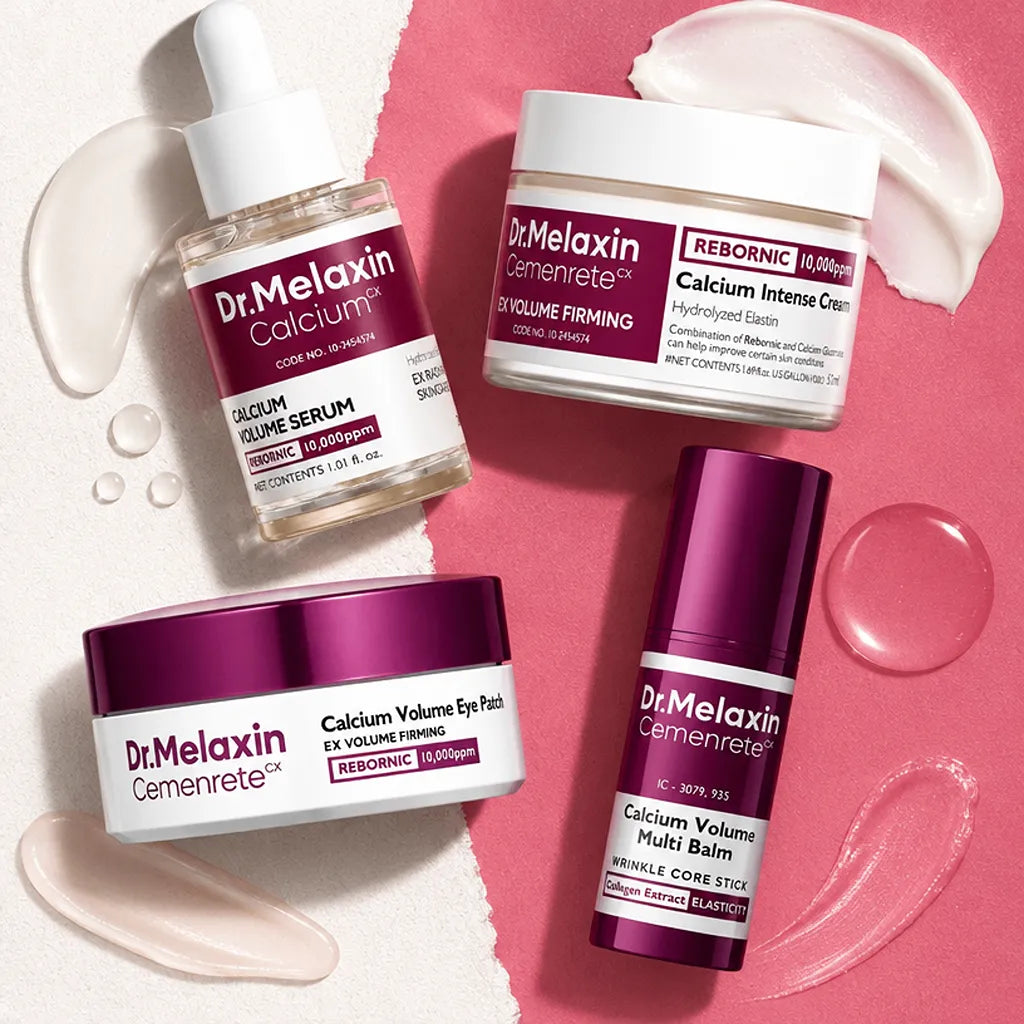 Dr.Melaxin Cemenrete Calcium Volume Set – umfassende Anti-Aging-Pflege mit Rebornic 10.000 ppm, Kollagen und Kalzium