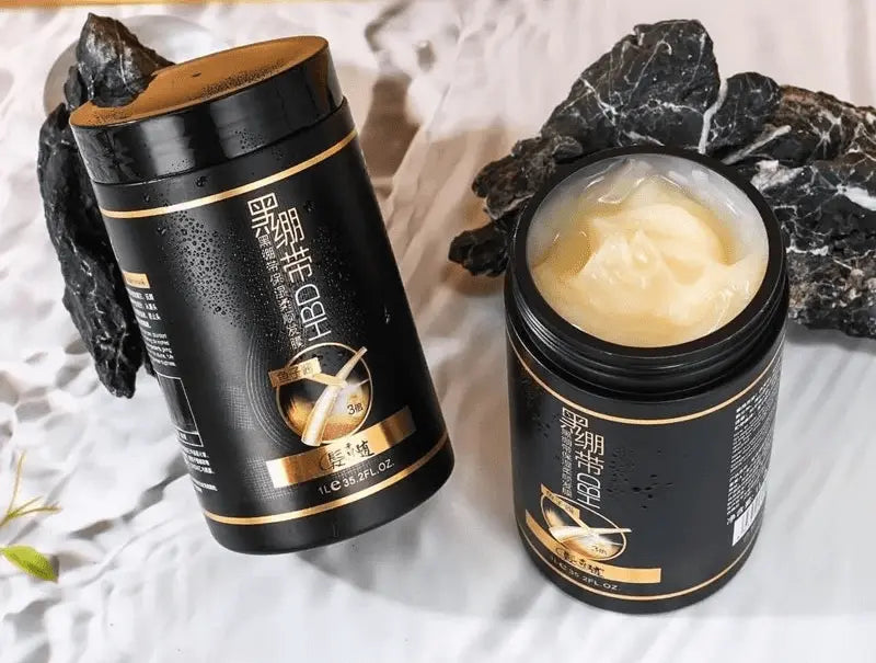 Maska do włosów Czarny Bandaż z kawiorem | 1000 ml