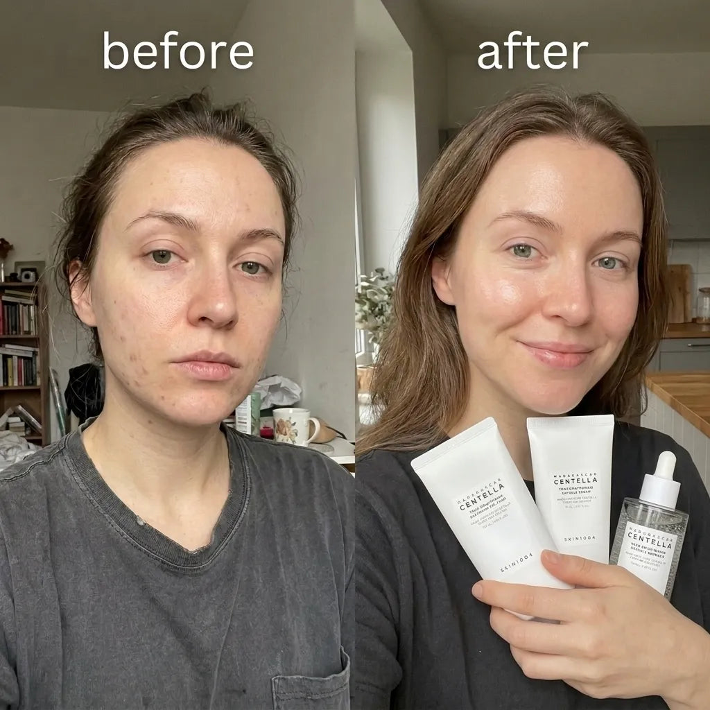 Набір для освітлення шкіри обличчя SKIN1004 Tone Brightening – гель, сироватка та крем