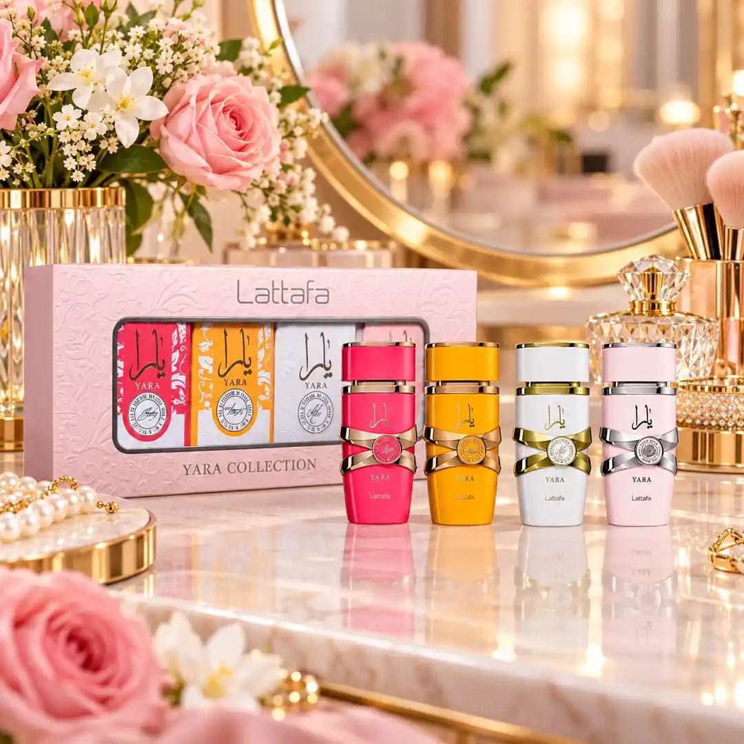 Zestaw perfum damskich Lattafa Yara Collection – 4 × 5 ml - Zestawy perfum