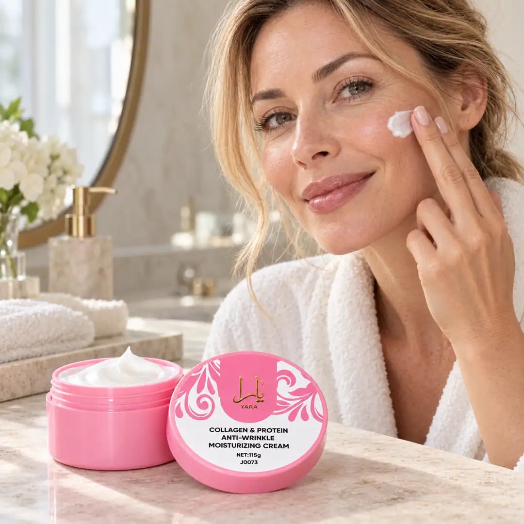 Lattafa Perfumes Yara Collagen Ujędrniający Krem do Twarzy z Kolagenem i Witaminami 120 ml - Kremy do twarzy