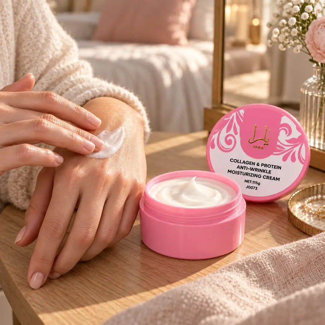 Lattafa Perfumes Yara Collagen Ujędrniający Krem do Twarzy z Kolagenem i Witaminami 120 ml - Kremy do twarzy