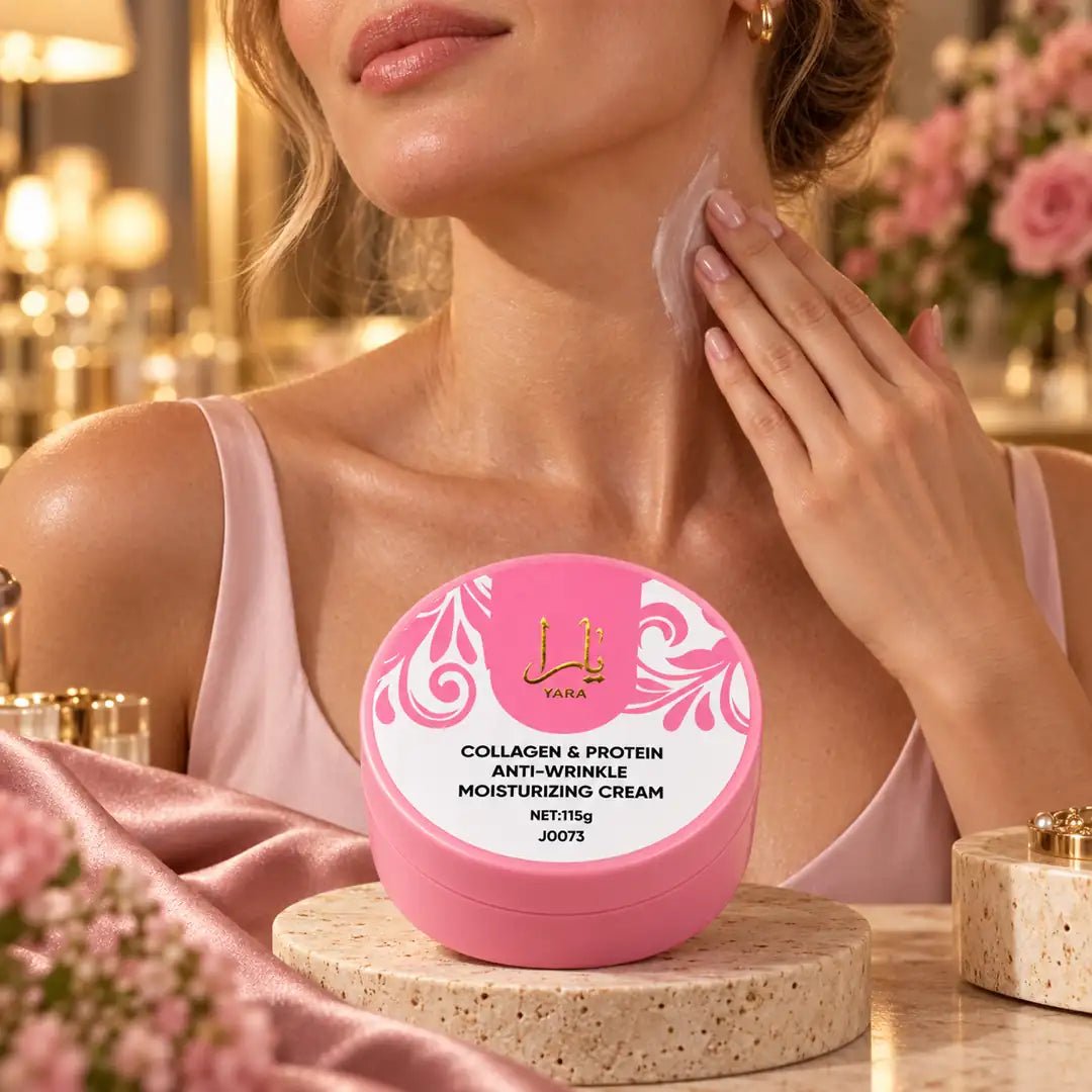 Lattafa Perfumes Yara Collagen Ujędrniający Krem do Twarzy z Kolagenem i Witaminami 120 ml - Kremy do twarzy