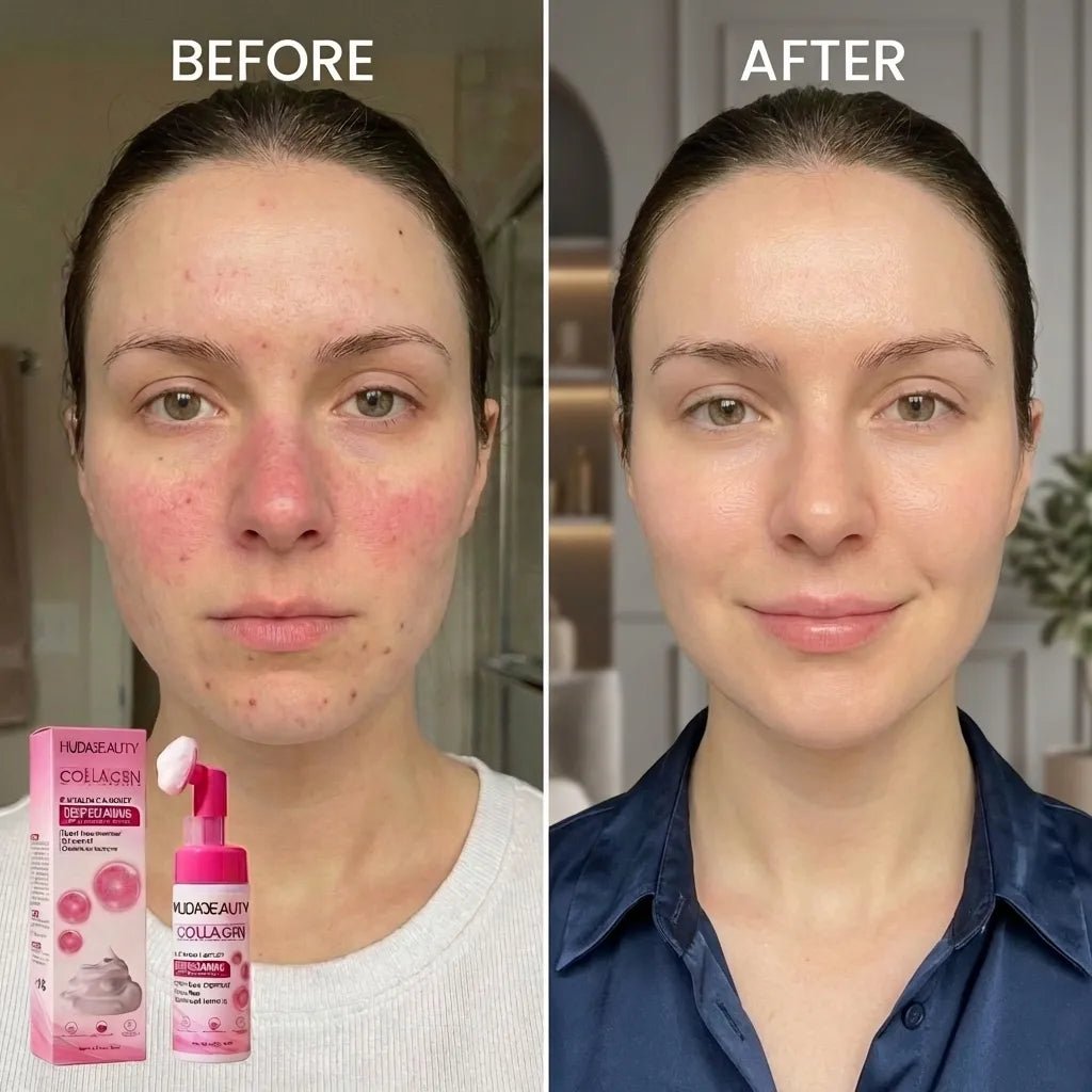 Пінка для очищення та зняття макіяжу Collagen – AzjaSklep