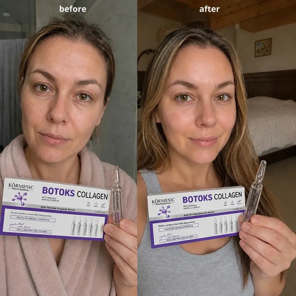Serum do twarzy w ampułkach Kormesic Botoks Collagen – 5 ampułek - Serumy do twarzy