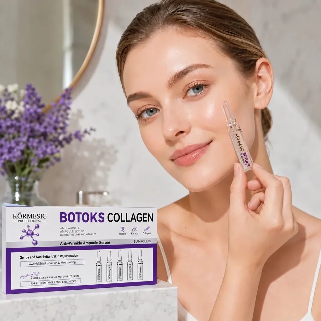 Serum do twarzy w ampułkach Kormesic Botoks Collagen – 5 ampułek - Serumy do twarzy