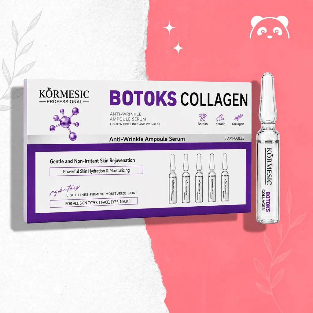 Serum do twarzy w ampułkach Kormesic Botoks Collagen – 5 ampułek - Serumy do twarzy