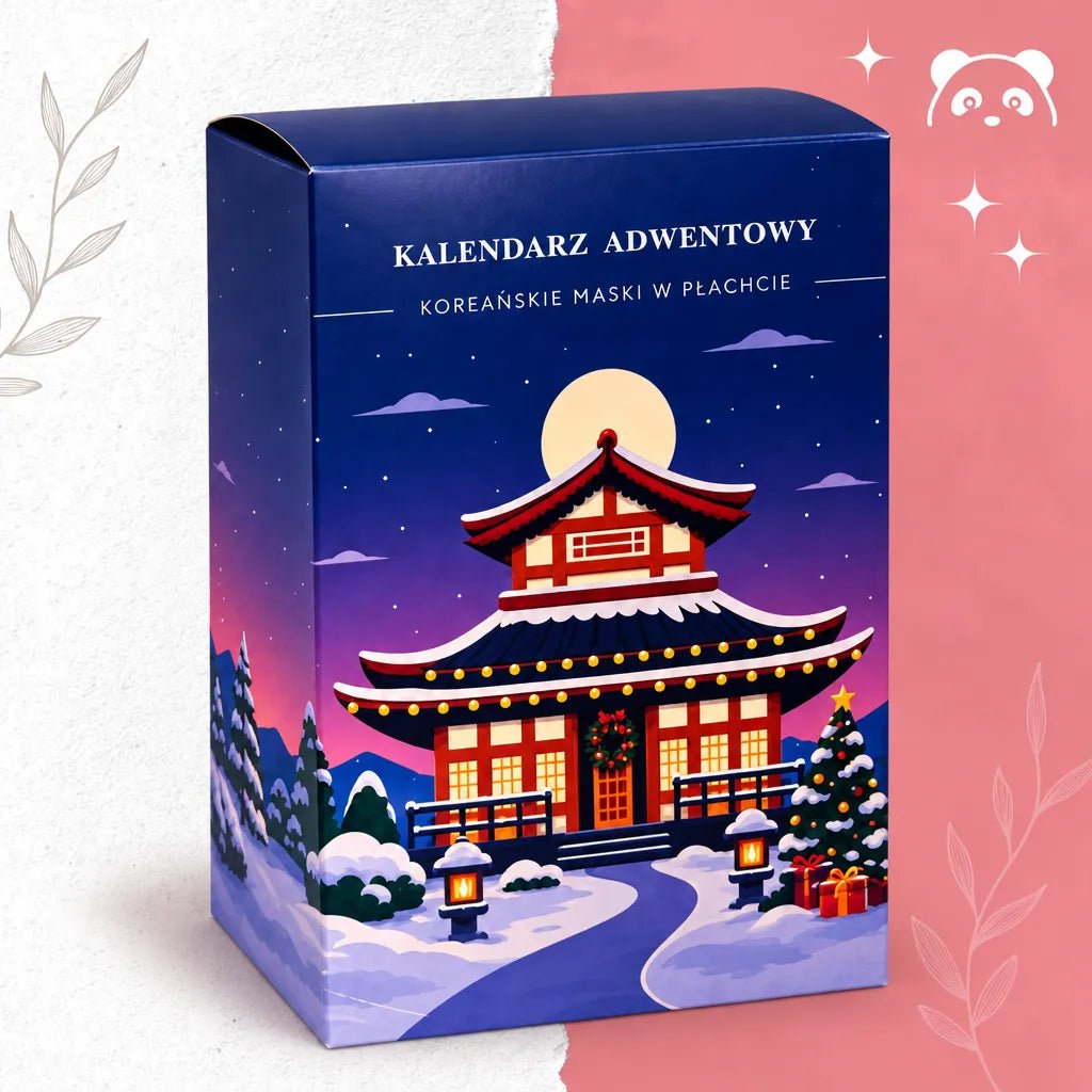 Kalendarz adwentowy K-Beauty – 24 koreańskie maski w płachcie na prezent - Kalendarze adwentowe