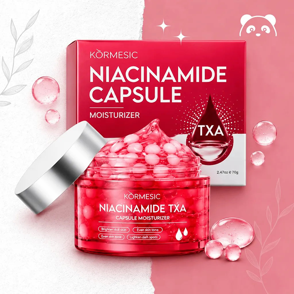 Krem do twarzy Kormesic Niacinamide TXA Capsule Cream – rozjaśnienie, nawilżenie i wyrównanie kolorytu skóry 70 g