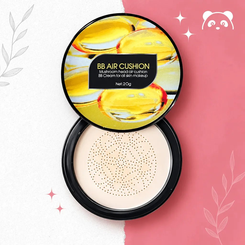 Podkład do twarzy BB Air Cushion z Kolagenem + gąbeczka gratis – krycie, wygładzenie i efekt nieskazitelnej skóry, 20 g - Podkłady do makijażu