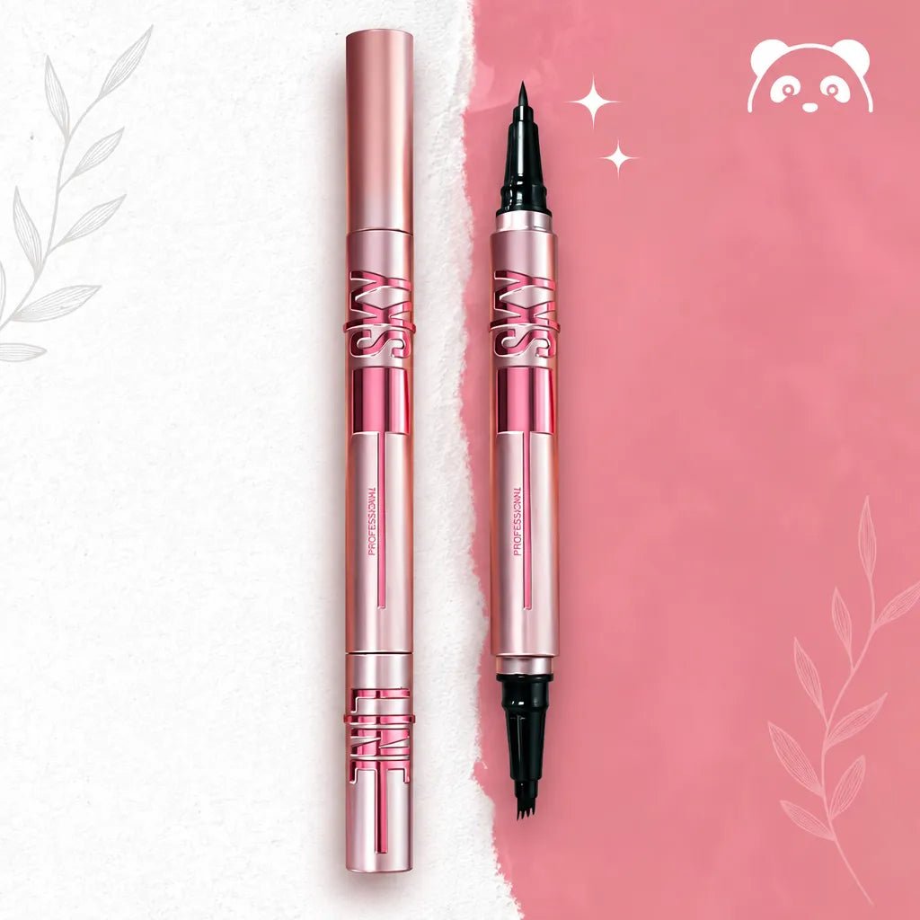 Eyeliner i pisak do brwi 2w1 Sky Line – precyzyjny makijaż oczu i brwi - Eyelinery do oczu