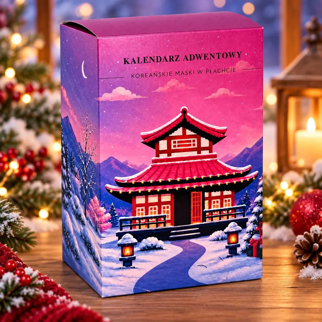 Kalendarz adwentowy K-Beauty – 24 koreańskie maski w płachcie - Kalendarze adwentowe