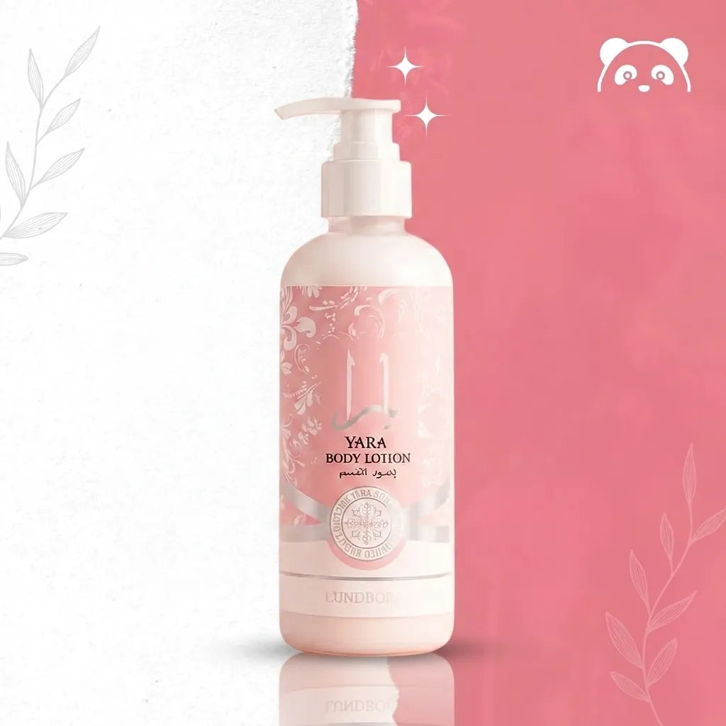 Perfumowany lotion do ciała YARA Pink Lundborly – intensywne nawilżenie i zapach YARA, 500 ml