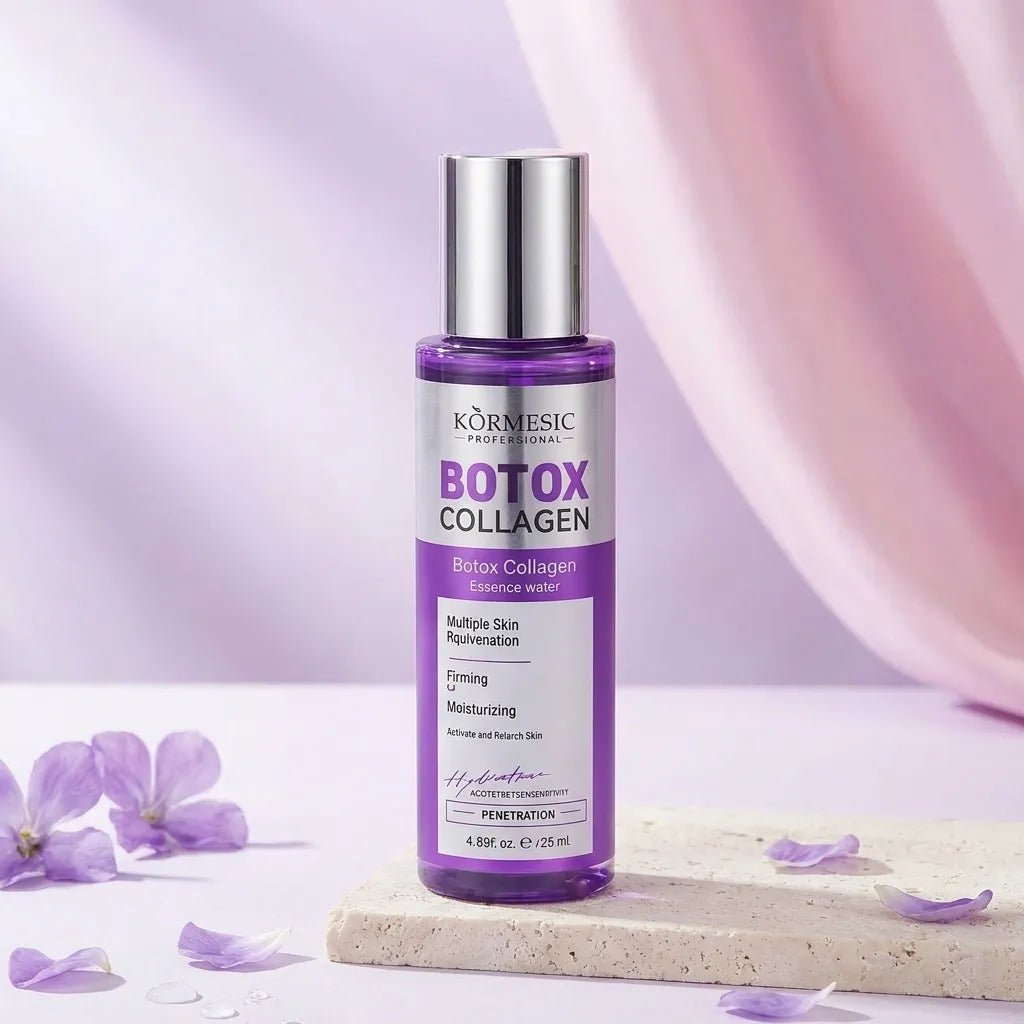 Zestaw do pielęgnacji twarzy Botox Collagen 4w1 – płatki pod oczy, maska, esencja i krem