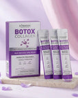 Zestaw do pielęgnacji twarzy Botox Collagen 4w1 – płatki pod oczy, maska, esencja i krem
